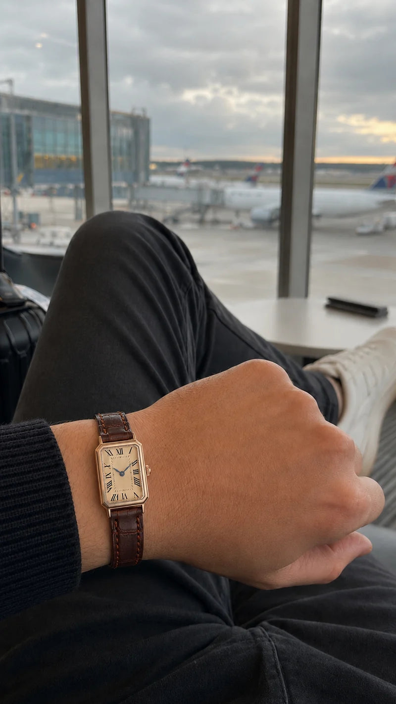 The Positano Brown/Rose Gold Watch